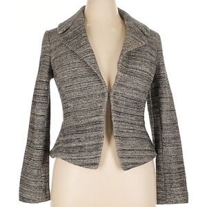 Banana Republic Women's Black and Gray Blazer